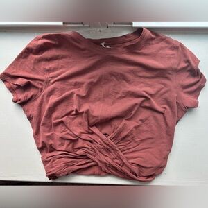 Lululemon Tie-Waist Breathable Short-Sleeve Shirt